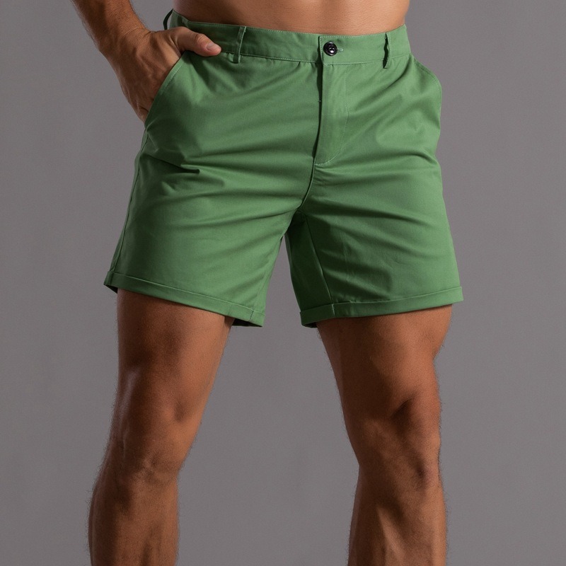 Men Slim Fit Chino Shorts Roll - đánh giá và giá Shorts Chino Slim