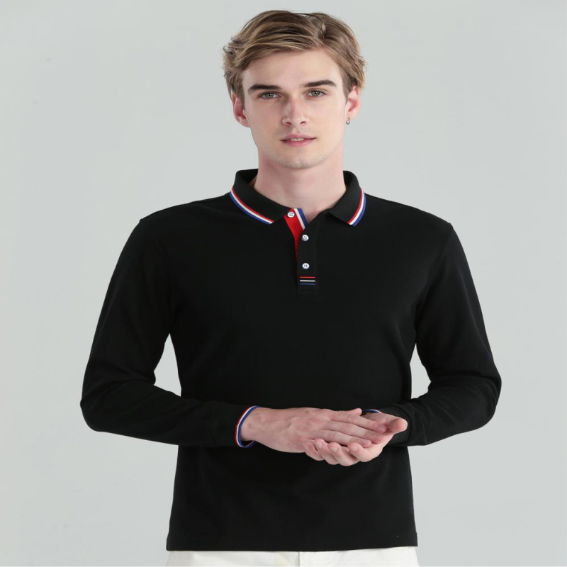 Autumn Long Sleevd POLO Shirt  - đánh giá và giá Polo Shirt Pique