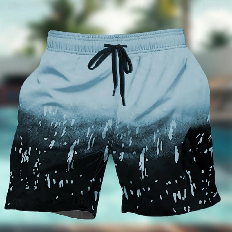 Gradient Colorful Graphic Swim - đánh giá và giá Trunks Board Surf