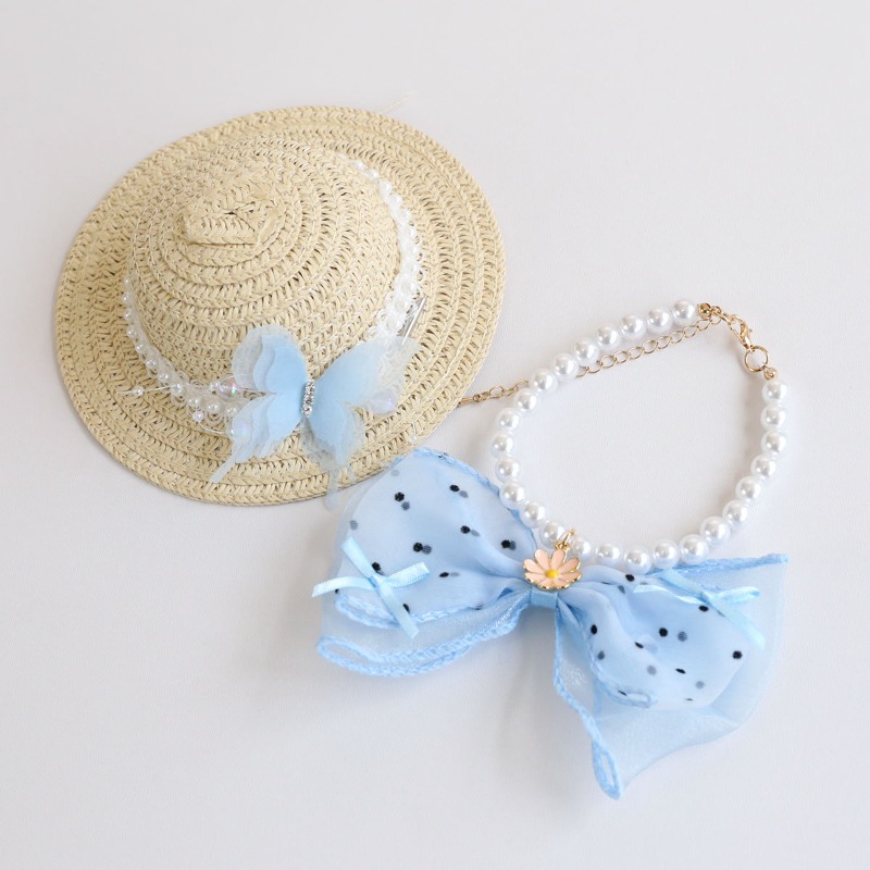 Cute Summer Pet Straw Bucket H - đánh giá và giá Bucket Hat Straw