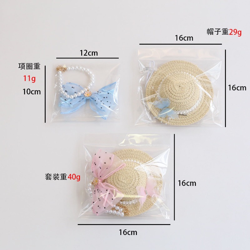 Cute Summer Pet Straw Bucket H - đánh giá và giá Bucket Hat Straw