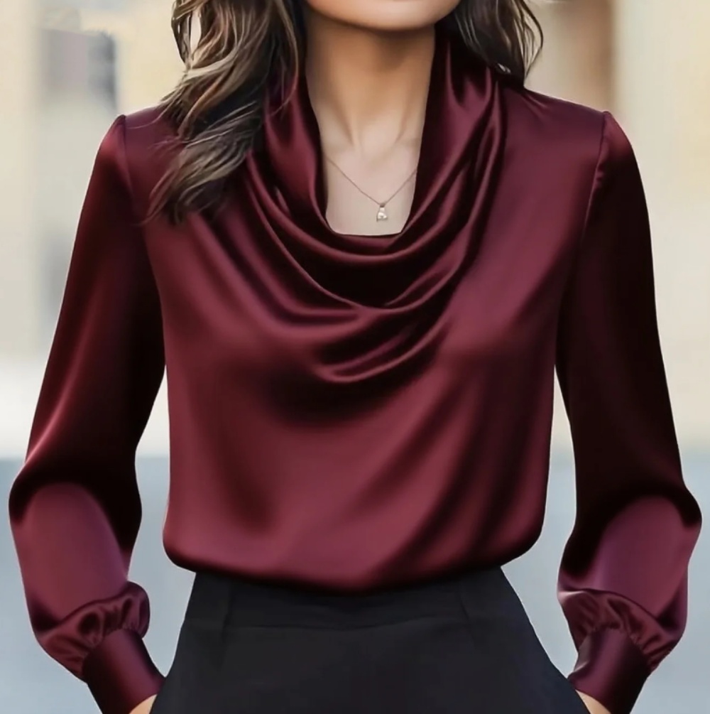 Autumn fashion elegant tempera - đánh giá và giá Shirt Camp Collar