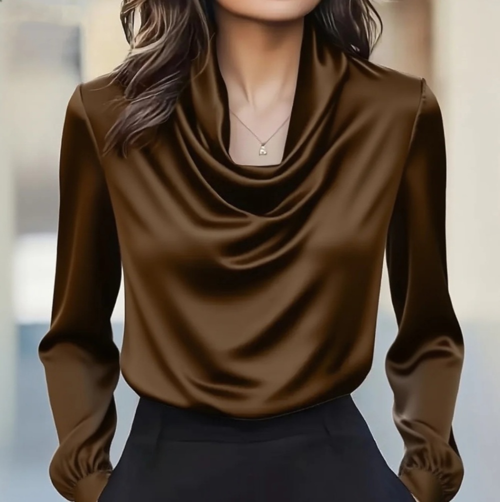 Autumn fashion elegant tempera - đánh giá và giá Shirt Camp Collar
