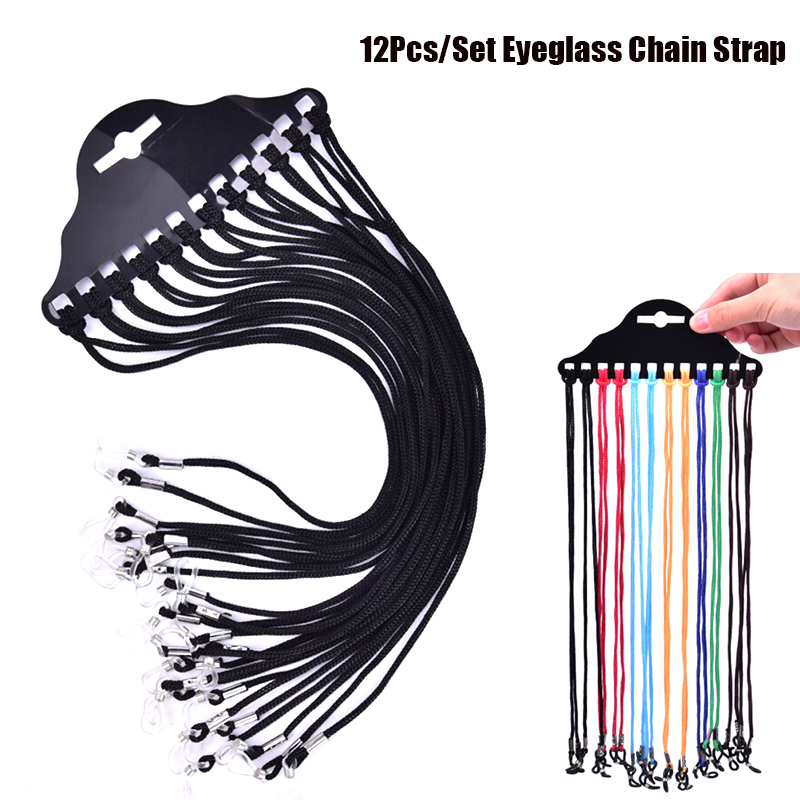 12Pcs/Set Multicolor Sunglasse - đánh giá và giá Sunglass Retainer Cord