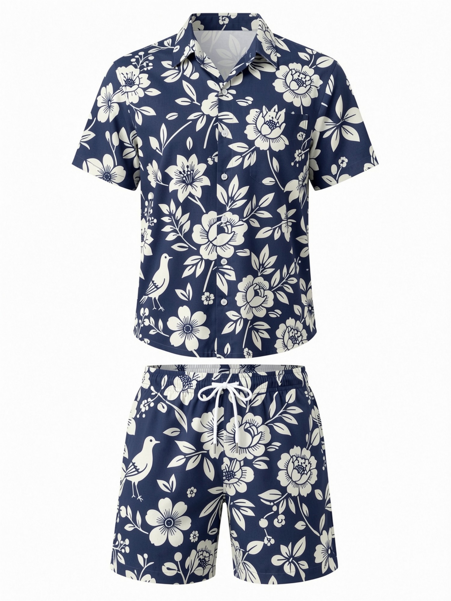 Mens Floral Short Sleeve Shirt - đánh giá và giá Resort Shirt Floral