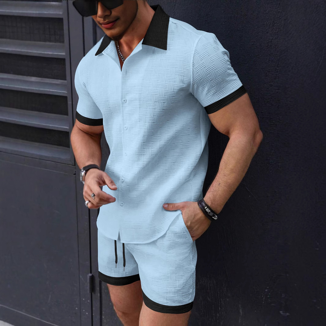Matching Sets Trend Men Suit   - đánh giá và giá Short Linen Drawstring