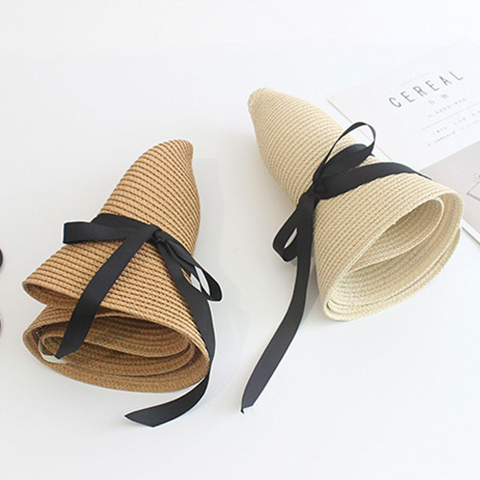 Mùa Hè Mũ Rơm Lớn Rộng Vành Có - đánh giá và giá Bucket Hat Straw