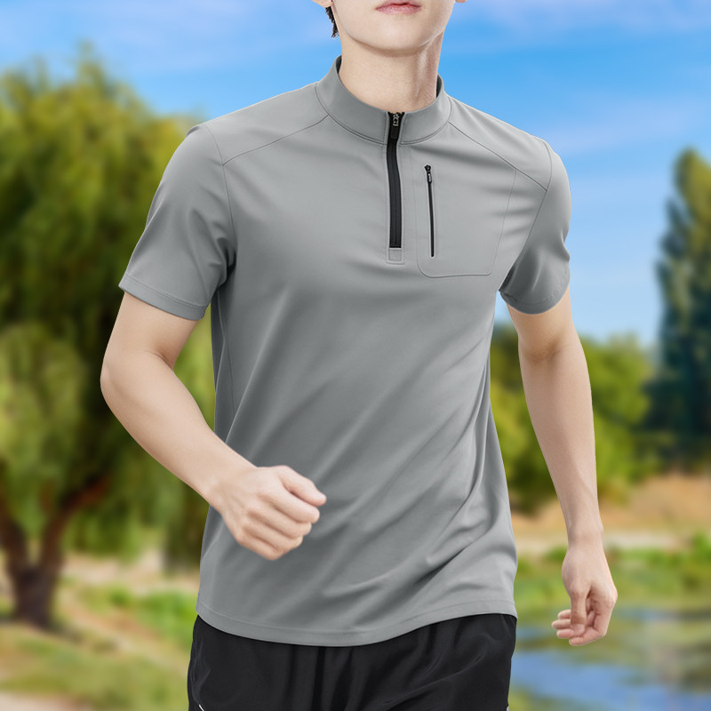 Men's Half-Zip High-Stretch Qu - đánh giá và giá Shirt Camp Collar