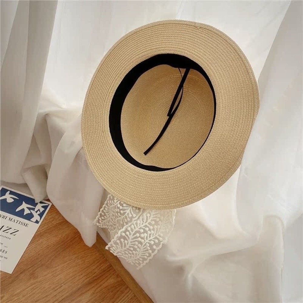 Style Accessory Lace Bow Straw - đánh giá và giá Bucket Hat Straw