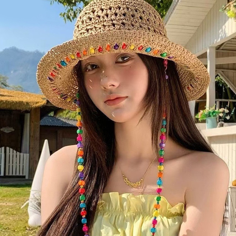 Retro Versatile Hollow Big Bri - đánh giá và giá Bucket Hat Straw