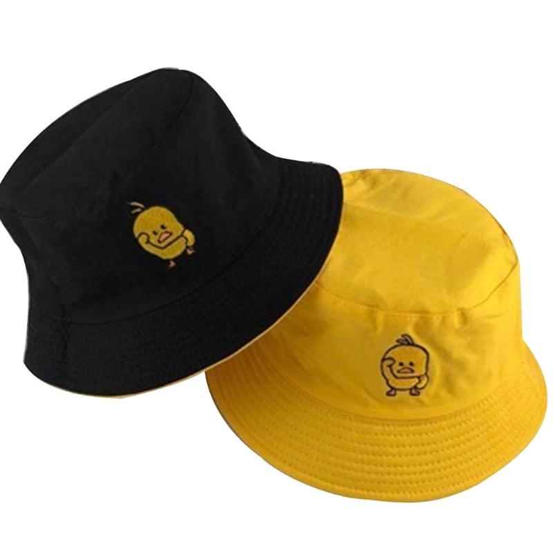 Nam Nữ Mùa Hè Vịt Vàng Thêu Nó - đánh giá và giá Packable Hat Nylon