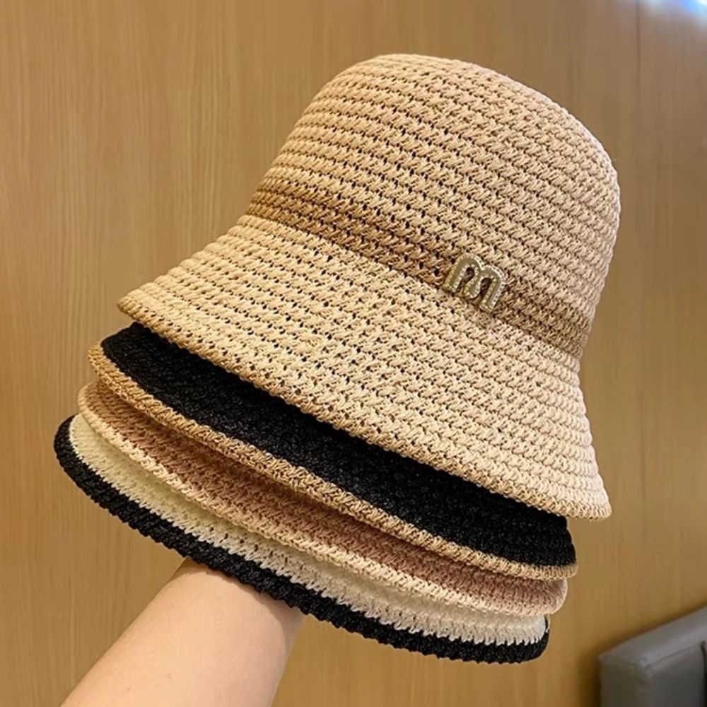 Elegant Bow Fisherman Hat Fold - đánh giá và giá Bucket Hat Straw